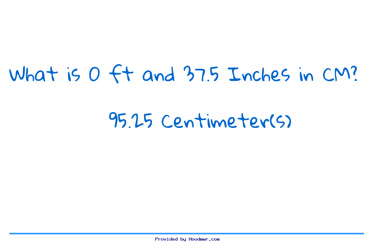 37 5 best sale inches in cm