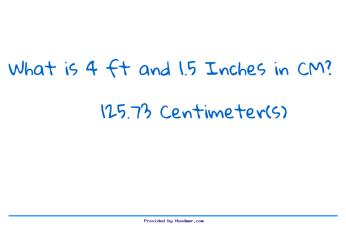 1.5 feet in best sale cm