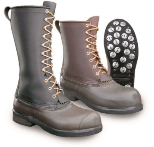 winter logging boots