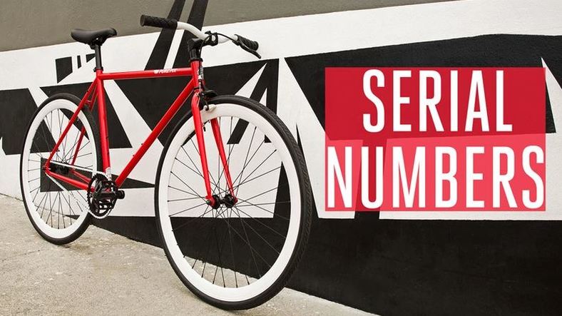 3g bicycle serial number chart