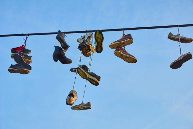 People Throw Shoes On Power Lines Why? Hood MWR