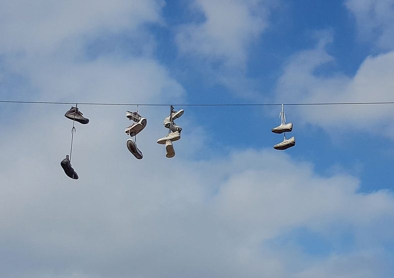 People Throw Shoes On Power Lines Why? Hood MWR