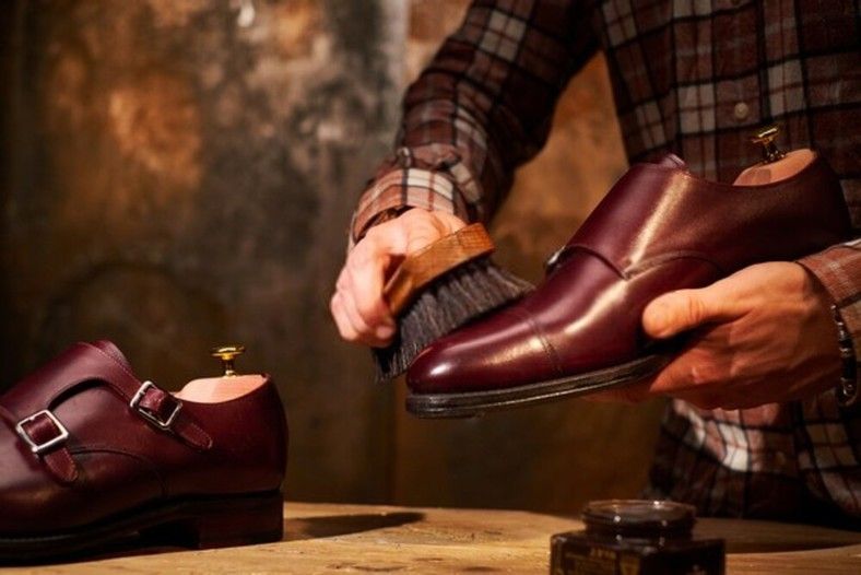 Apply Shoe Polish First before Using Rubbing Alcohol or Soap and Water on Your Work Boots