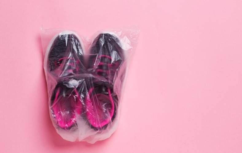 Step 5: Freeze your shoes in a plastic bag