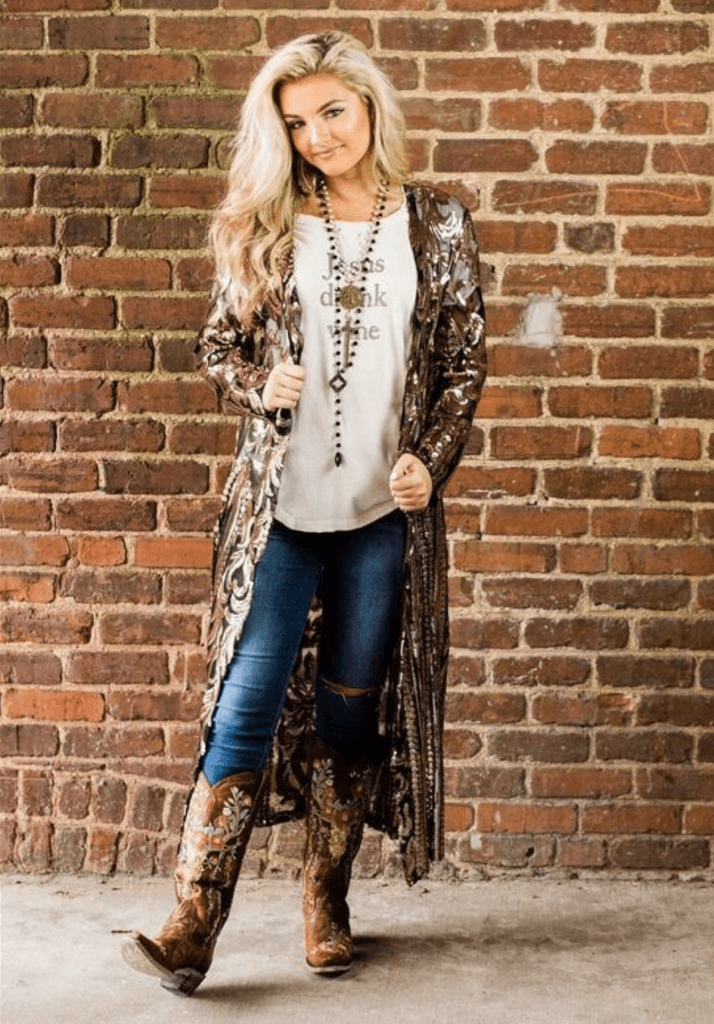 outfits with brown cowboy boots