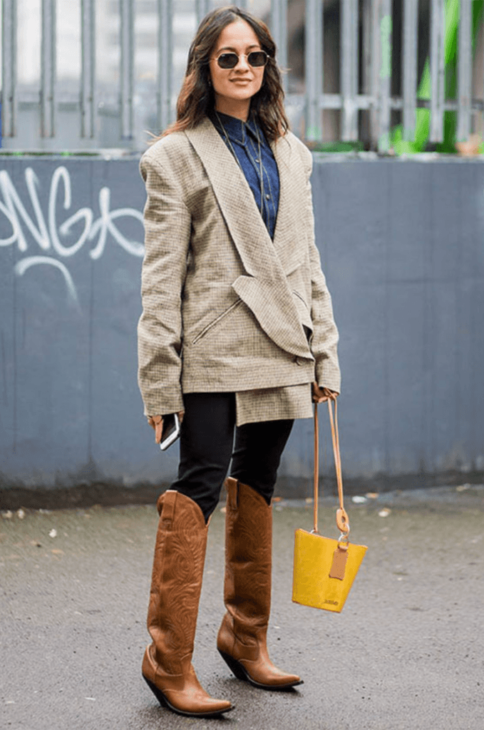 A Poncho And Blazer
