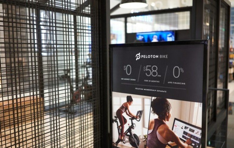 Using Peloton app