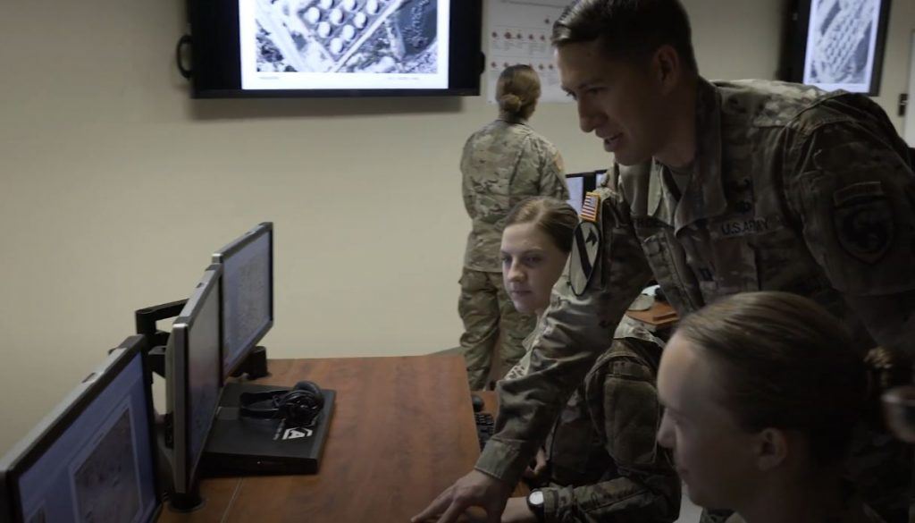 Geospatial Intelligence Imagery Analyst in the Army MOS 35G