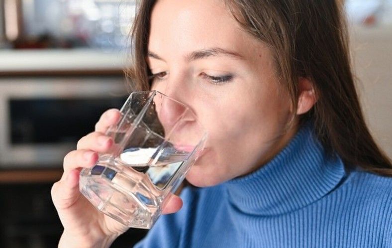 Drink plenty of water to avoid constipation and varicose veins