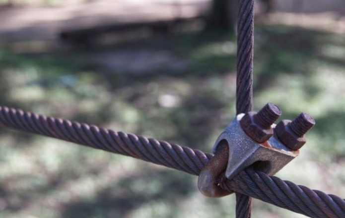Masking Tape or Cable Clamp