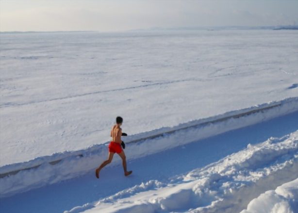 How to Run Barefoot in Winter