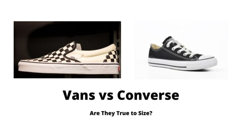 Converse Vs Vans Size Chart