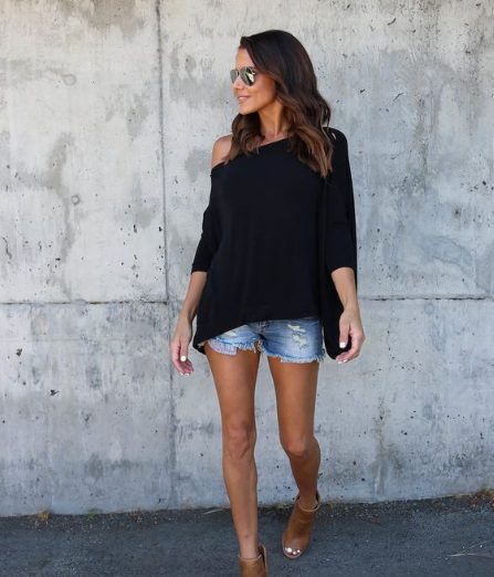 Open Toe Boots with Shorts for Women