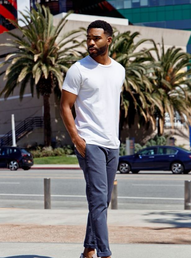 Chinos Pants and T-shirt