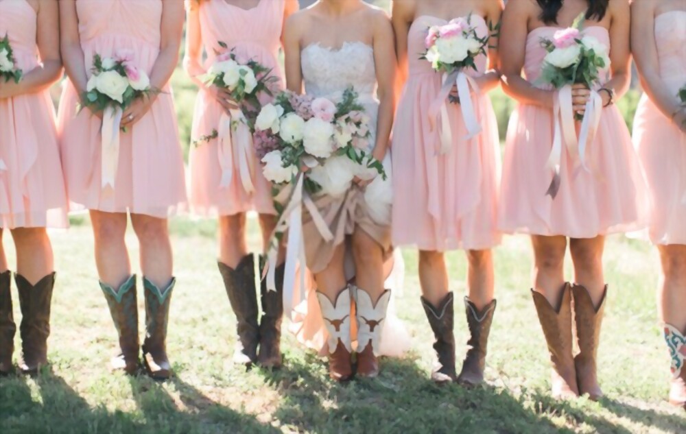 At a Western Wedding, What Style Of Cowboy Boots Should Be Worn - 1
