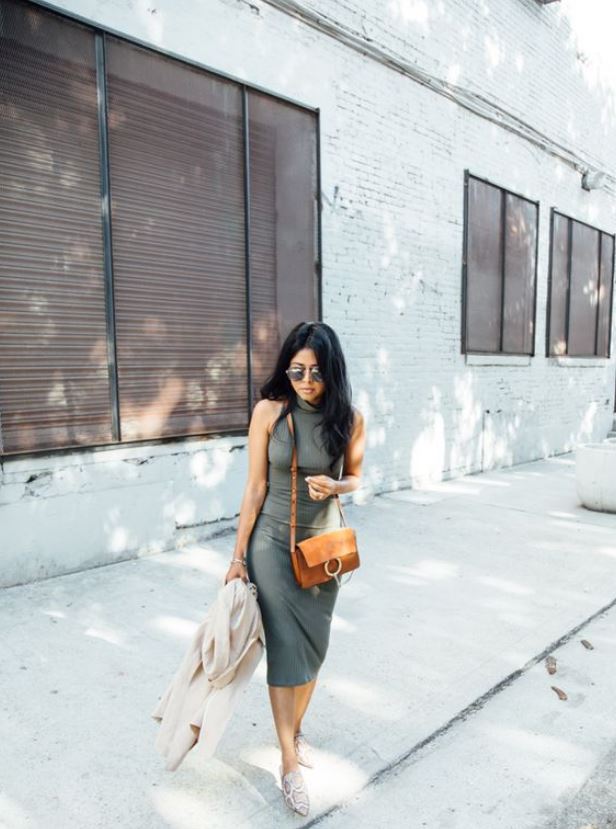 Mules with office dress