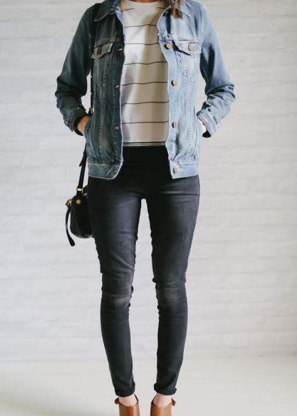 Peep-toe mules with denim