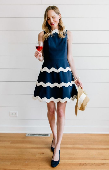 Ric Rac Dress - Sail to Sable