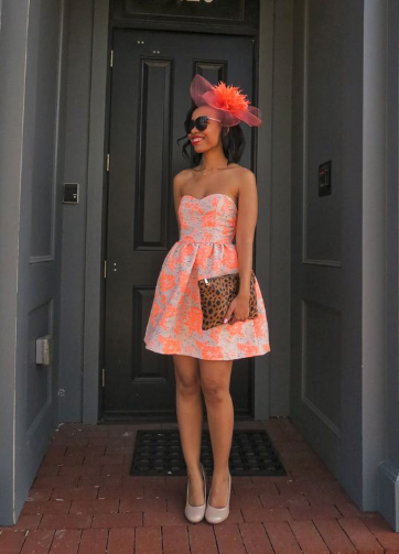 Derby Dress in Neon