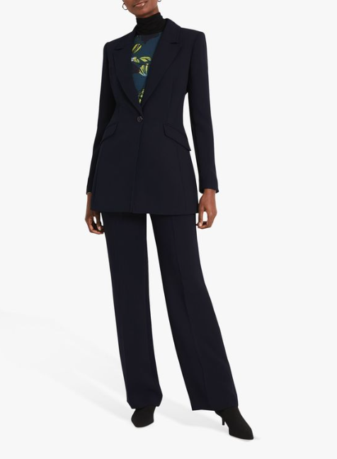 Suit Trousers With A Blouse And A Jacket 