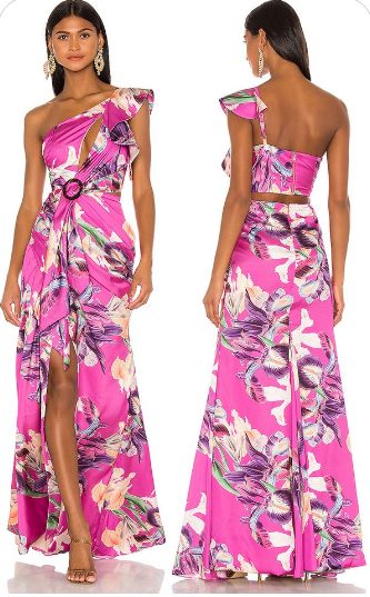 Grace Print Maxi Dress