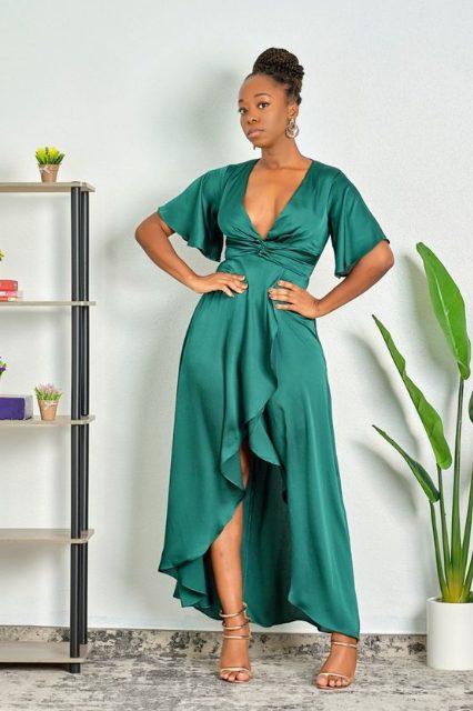 Dresses with Low Cleavage