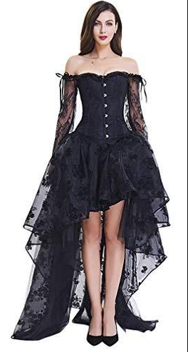 Victorian Dress with Black Heels