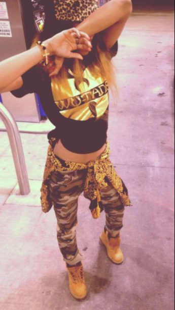Leopard Print Shirt and Baggy Pants