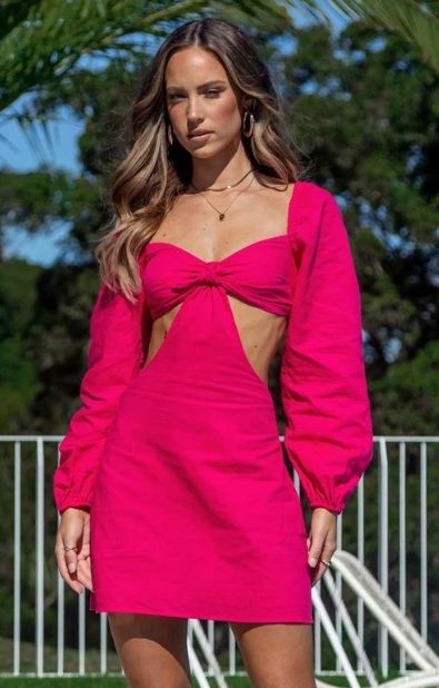 Pink Mini Dress