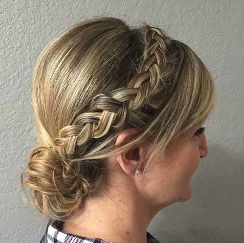 Braided Low Bun 