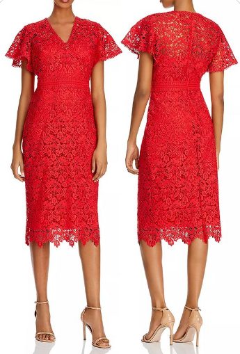 Red Floral Dress