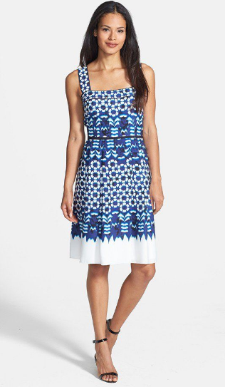 Blue Flare Dress