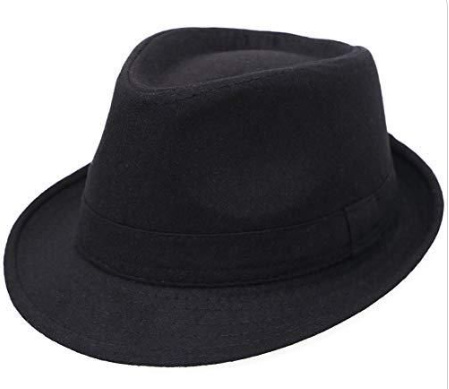 Black Fedora Hat