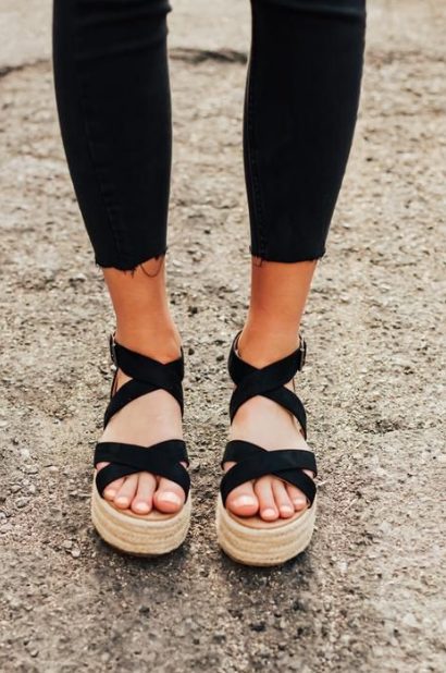 Lace-up Sandals