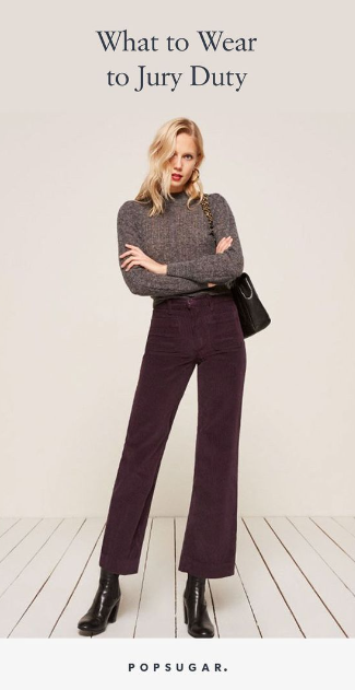  Turtleneck Sweater with Velvet Trousers