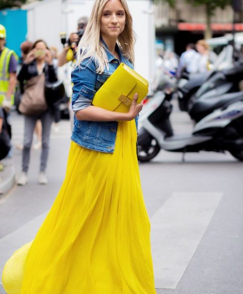 Yellow Dress With Jeans