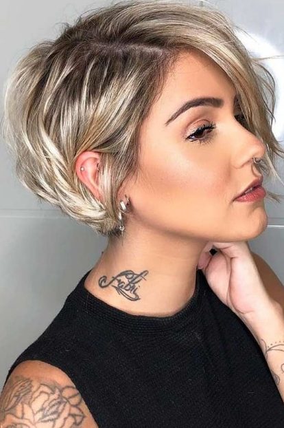 Layered Pixie Haircut