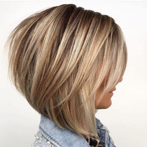 A-Line Bob With Layers
