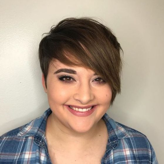 Neat Side-Swept Pixie