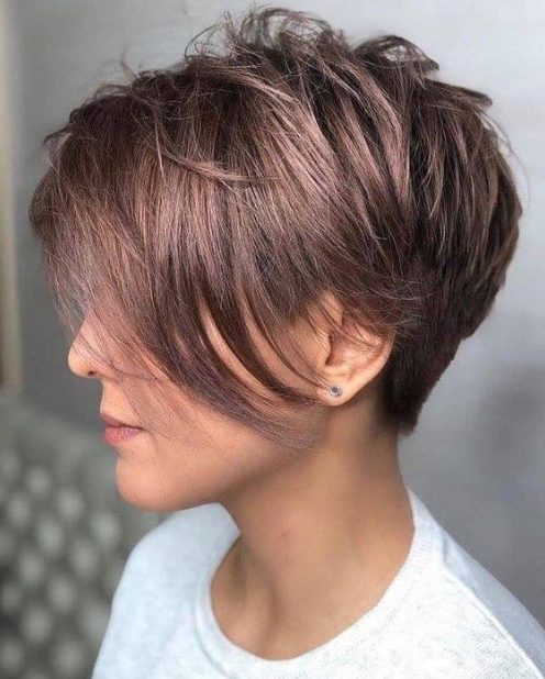 Long Choppy Pixie Hairstyles
