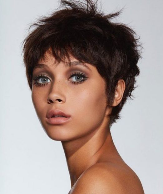 Textured Bob with Shadow Roots