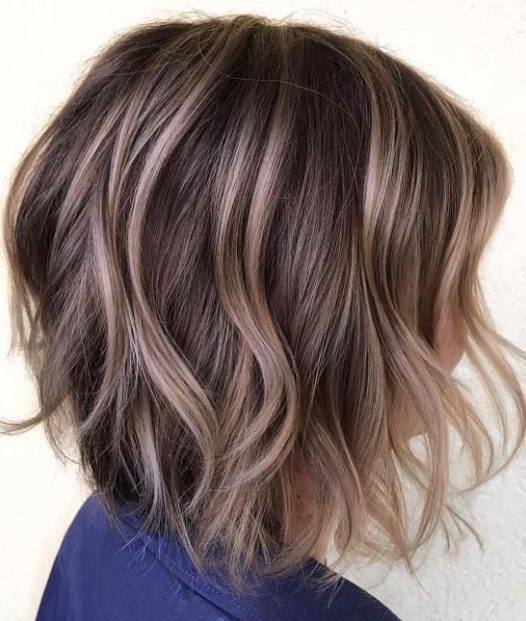 Shaggy Brunette Bob