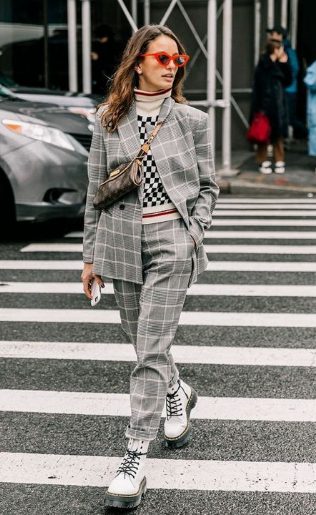 Plaid Pantsuits