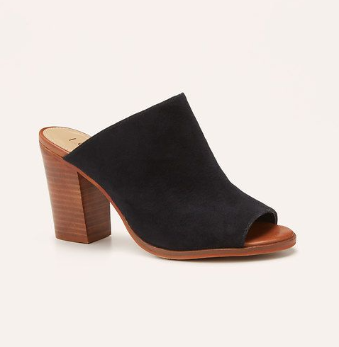 Peep Toe Mule Shoes