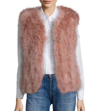 Sleeveless Salmon Waistcoat