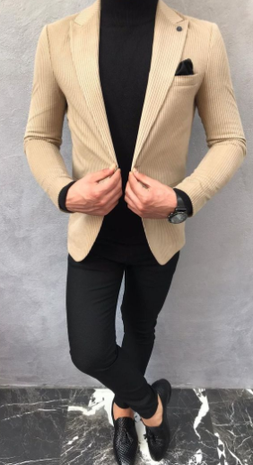 Sweater, Skinny Chinos, Dress Shoes