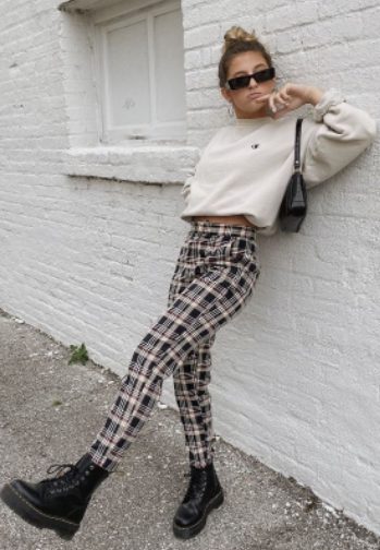 Sweaters and Plaid Trousers