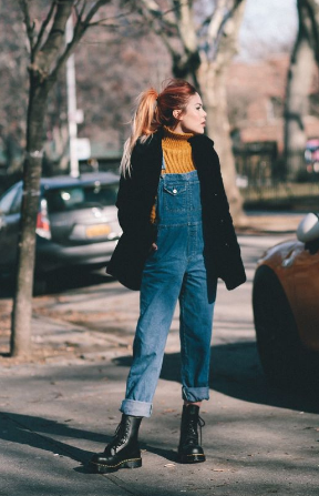 Overalls and Sweaters
