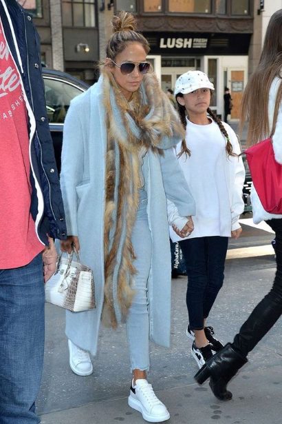 Celebrities wearing hotsell alexander mcqueen trainers