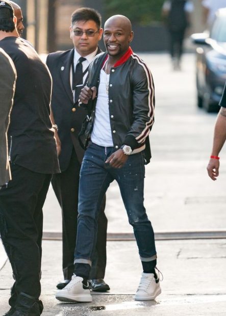 Celebs in on sale alexander mcqueen trainers